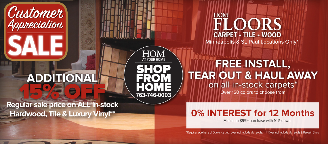 Shop MinneapolisArea Carpet, Flooring — HOM Furniture
